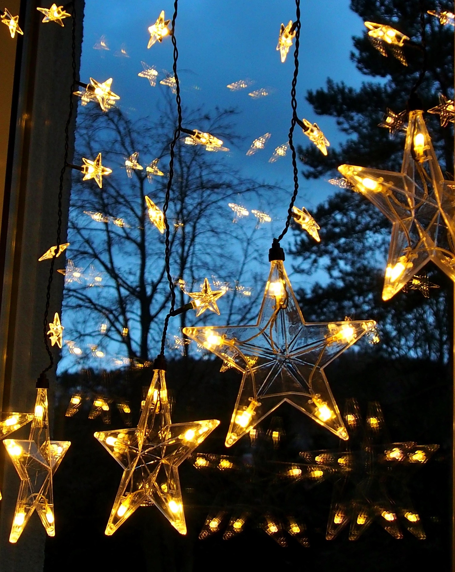 Lichterketten fenster